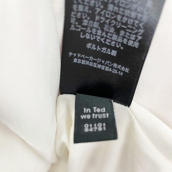 Ted Baker Coryn Striped Asymmetrical Ruffle Hem Skirt Pink NWT - Picture 14 of 16